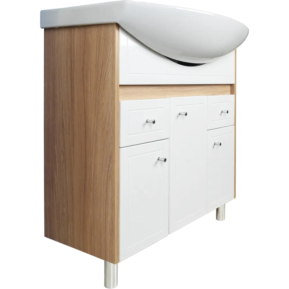 Тумба под раковину напольная «Магнолия» 75 см 82018567 STLM-2047222 АСБ-МЕБЕЛЬ Без серии - Вид №1