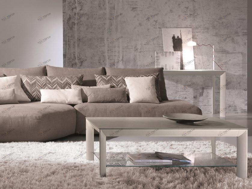 IDEAS Group Прямоугольный журнальный столик из закаленного стекла Moon sun-id-1447517