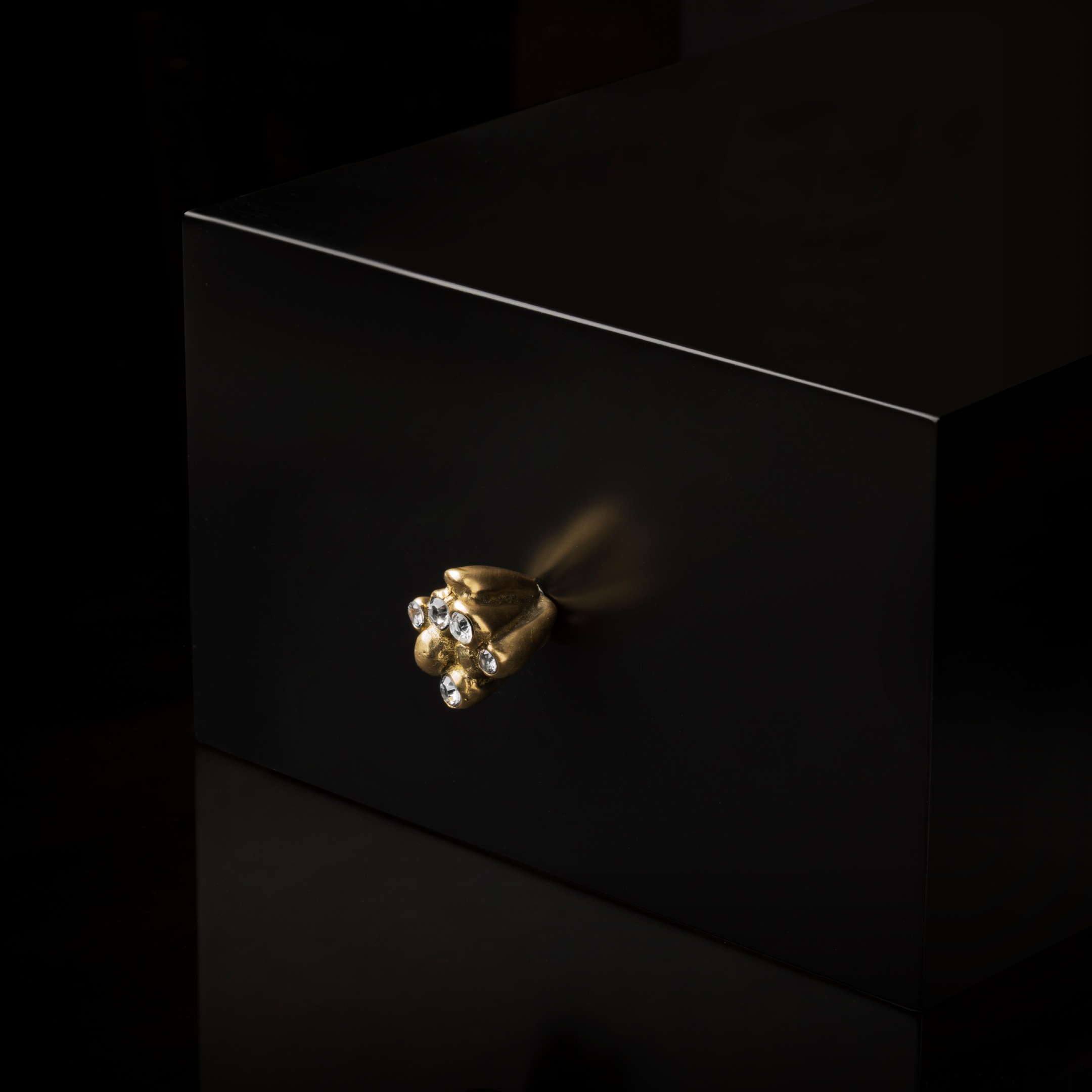 LE4001 PullCast Ручка ящика FEU Позолота и кристаллы Сваровски Limited Edition - Вид №4