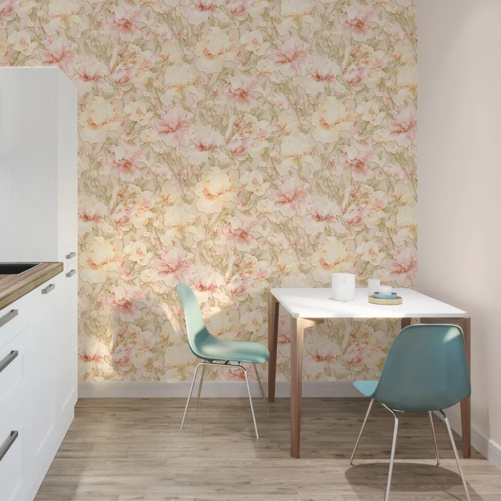 Обои флизелиновые Палитра Alida оранжево-розовые 1.06 м PL71174-22 82555223 STLM-2103212 - Вид №3