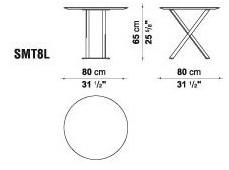 Maxalto Квадратный мраморный стол Pathos sun-id-1358138 - Вид №2