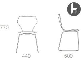 Albaplus Штабелируемое мягкое кресло-санки Woman sun-id-1354890 - Вид №1