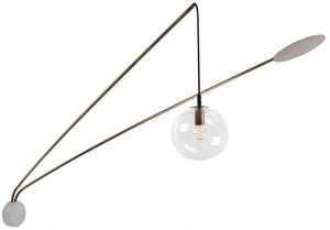 Cangini & Tucci Настенный светильник из латуни с прямым и отраженным светом Inti