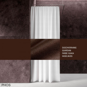 DV-GCS200-210-GUA04 Занавеска для душа Guardian, длина 200 см, ширина 210 см. фундук PHOS