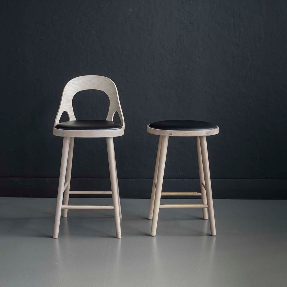 Высокий дубовый стул со спинкой Hans K Colibri ARCH-00069244 - Вид №5