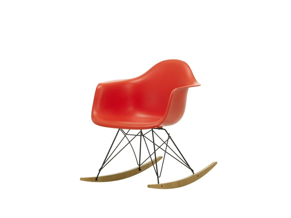 Мягкое тканевое кресло-качалка с подлокотниками VITRA Eames Plastic Chair ARCH-00023828 - Вид №44
