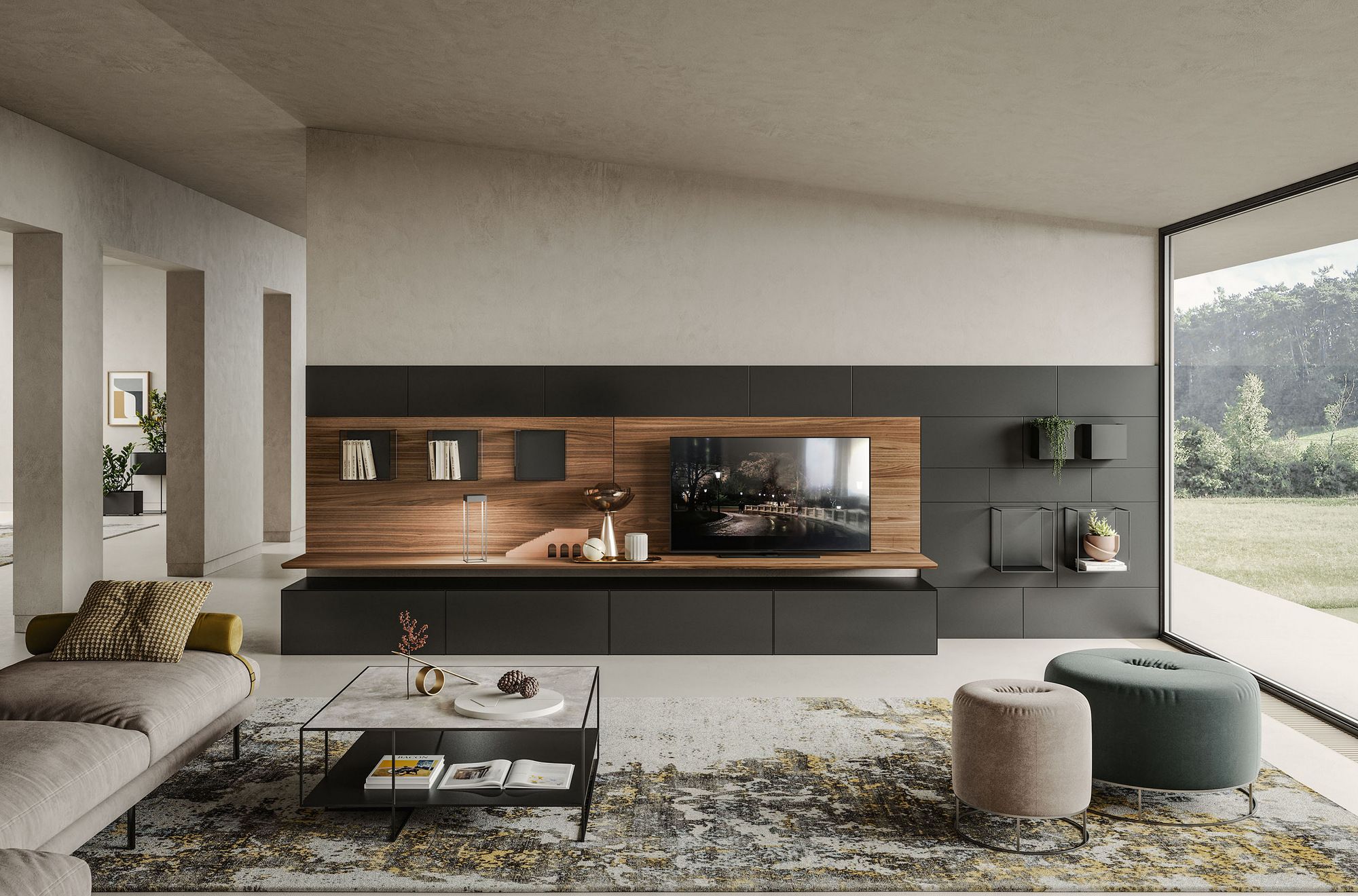 Металлический журнальный столик Ronda Design AXIS ARCH-00113726 - Вид №3