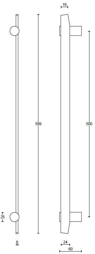 Formani Ручка из нержавеющей стали Tense Bb500 - Вид №3