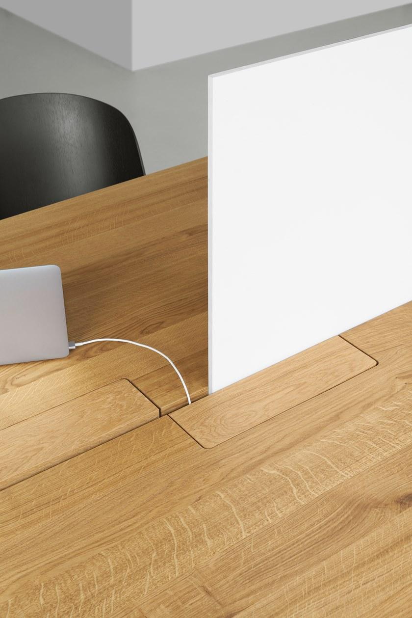 e15 Прямоугольный рабочий стол из массива дерева Basis sun-id-1463471 - Вид №8