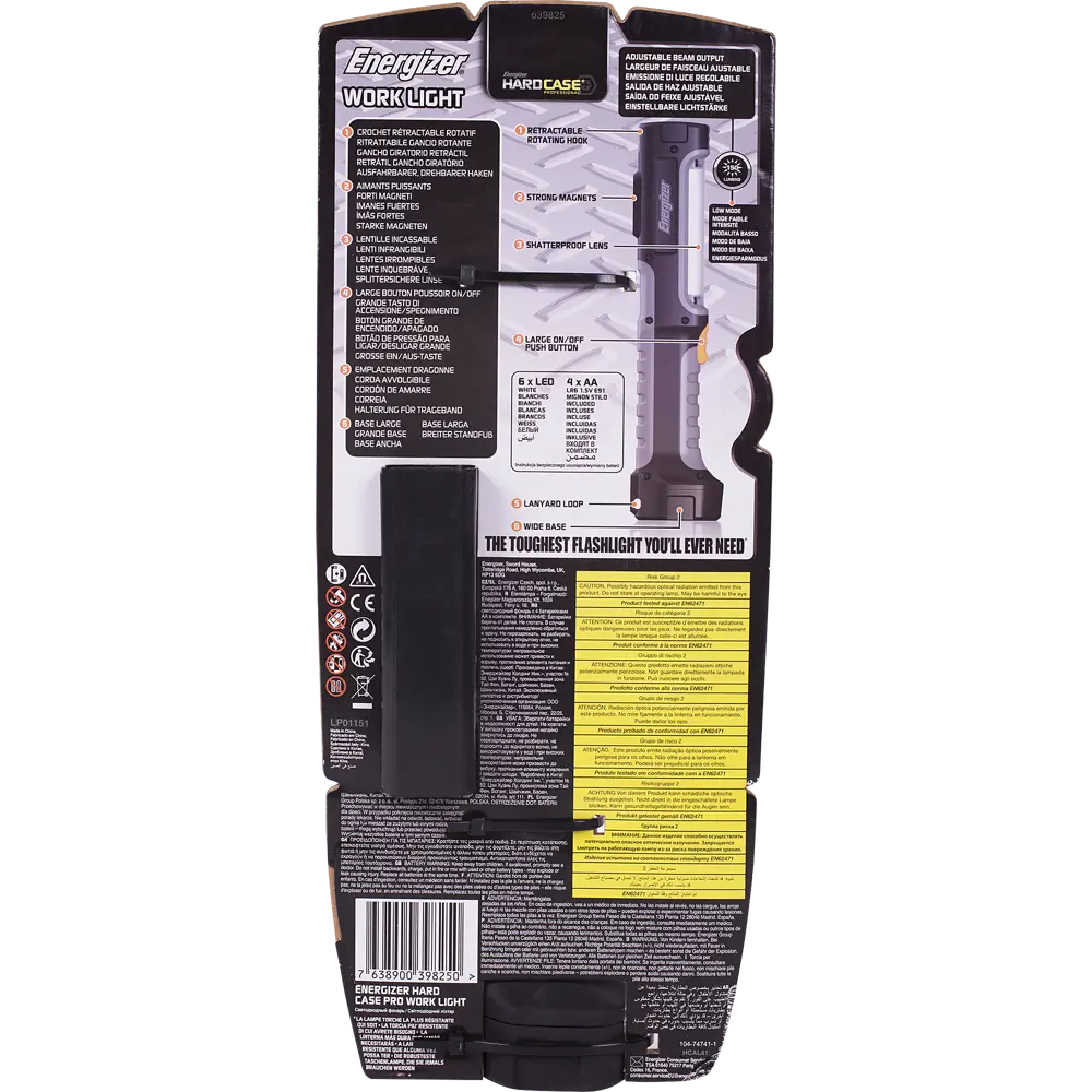 Фонарь LED Energizer HardCase Pro Work Light, элементы питания 4xAA 17979163 STLM-2211376  - Вид №5