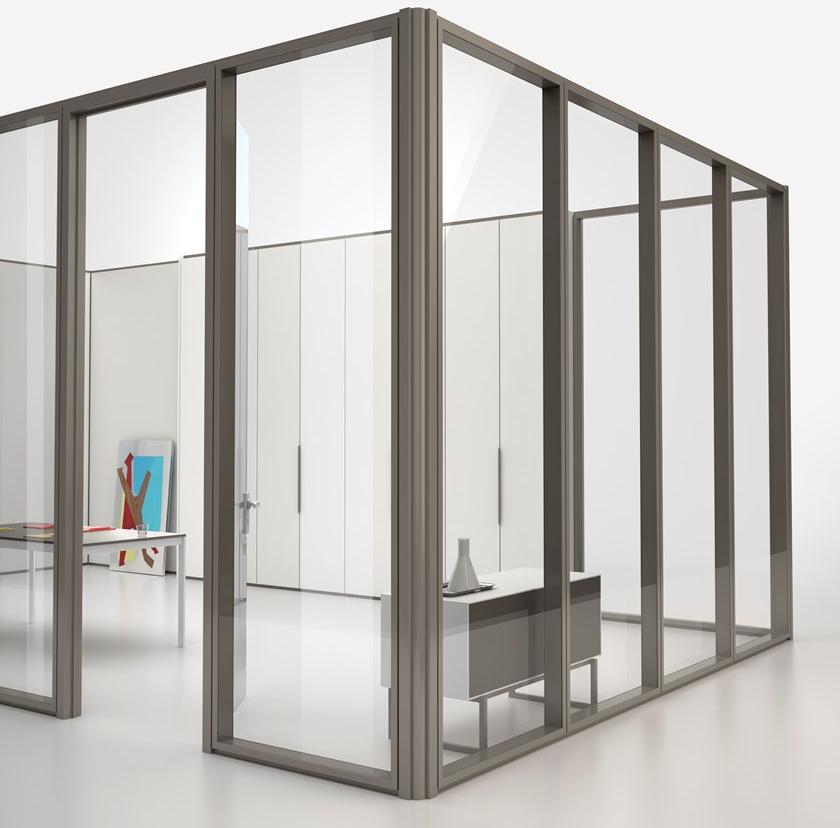 Manerba Стеклянная передвижная стена для офиса Wall system sun-id-1511628 - Вид №5