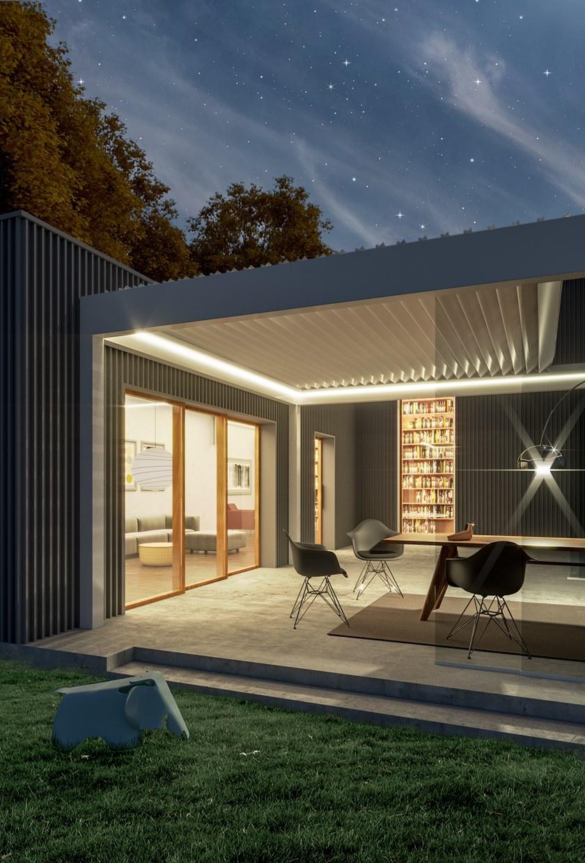 SUNROOM Пергола с регулируемыми жалюзи и сдвижной крышкой Outdoor /pergole bioclimatiche sun-id-1495704 - Вид №6