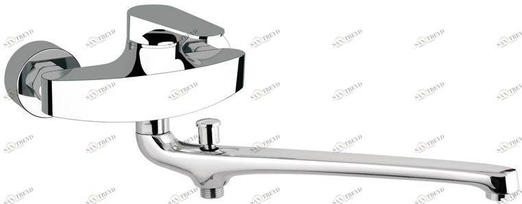 Remer Rubinetterie Смеситель для ванны настенный с переключателем Class line L 46