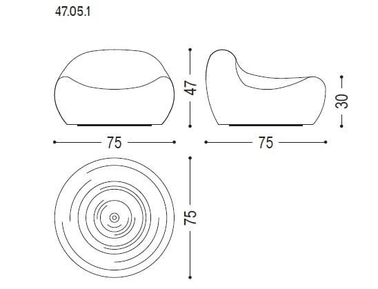 Стул из цельного кедра Riva 1920 MAUI ARCH-00152605 - Вид №3