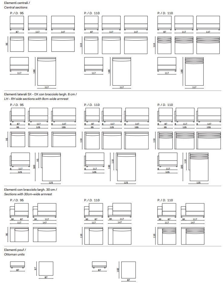 Novamobili Модульный диван sun-id-1344558 - Вид №5