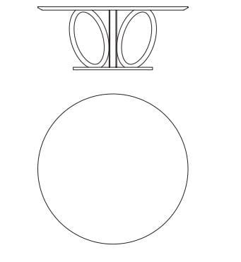 Круглый мраморный стол Sicis Fluxus ARCH-00037507 - Вид №6