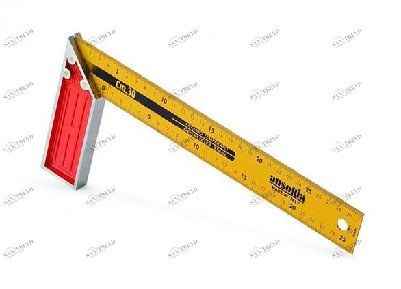 Ausonia Градуированный квадрат с алюминиевой ручкой Linea cartongesso sun-id-1392369