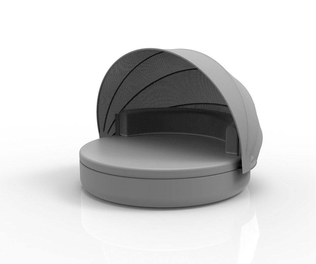 088228 Кровать Ulm c фиксированной спинкой и складным навесом Vondom Vela - Вид №2