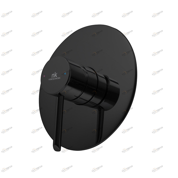 Скрытая отделка однорычажного смесителя для душа  Round NOKEN 100209471  BLACK