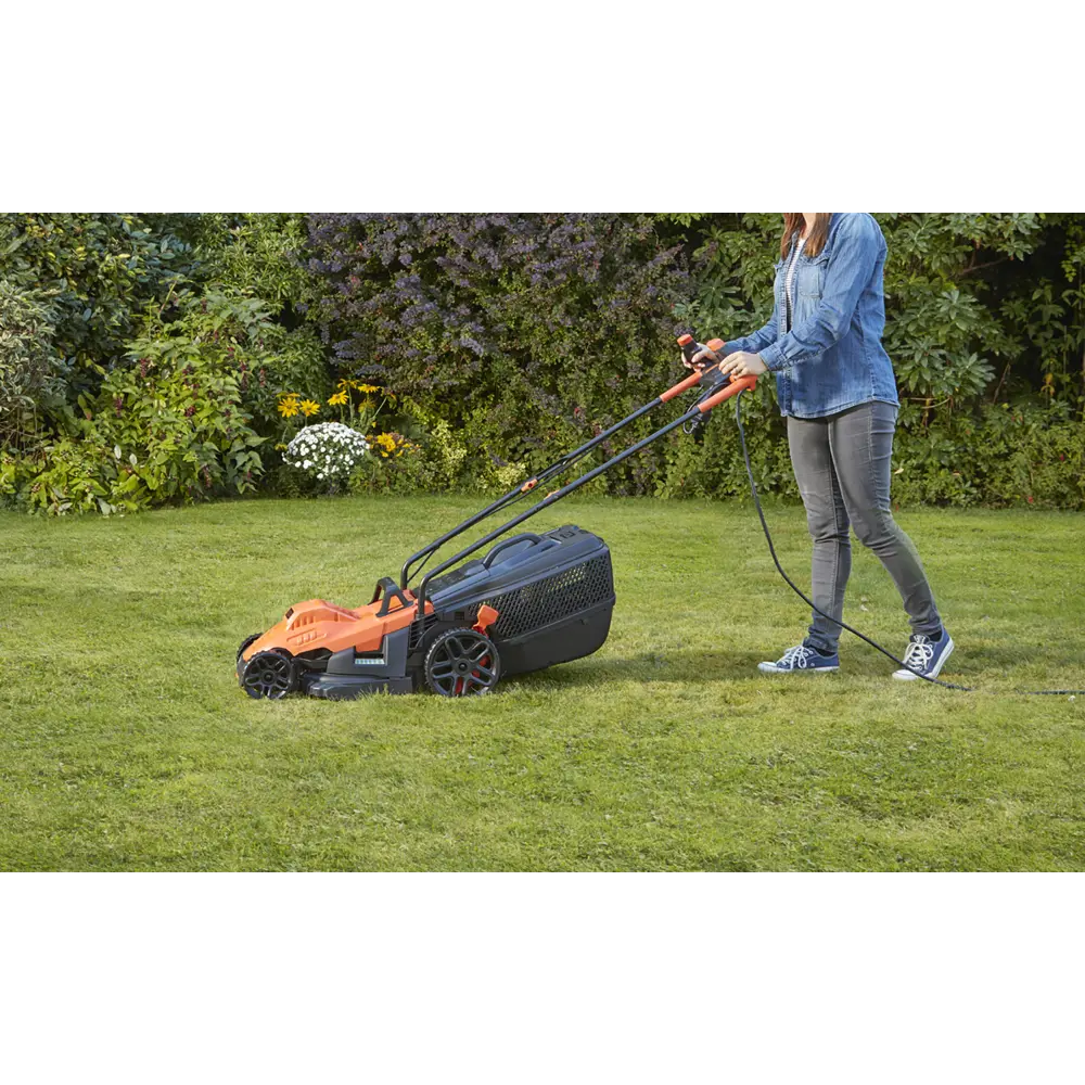 Газонокосилка электрическая Black&Decker BEMW 461BH, 1400 Вт, 34 см BLACK + DECKER STLM-2120902 - Вид №13