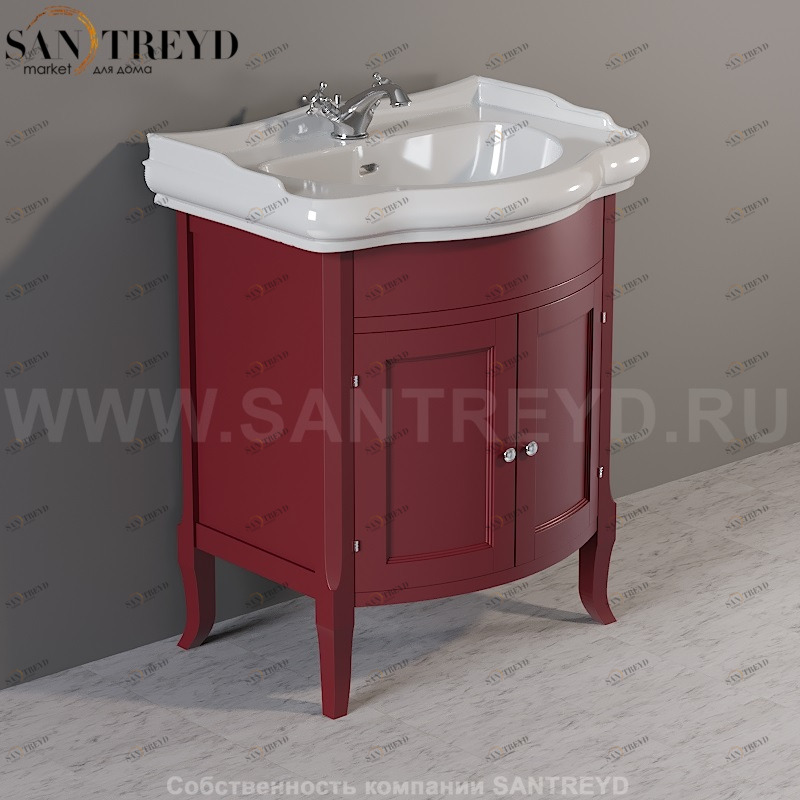 734953 Мебель закрытая под умывальник 73. Retro Kerasan