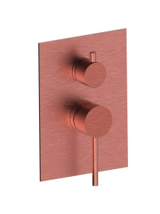 Смеситель для душа с 2 отверстиями из нержавеющей стали с пластиной