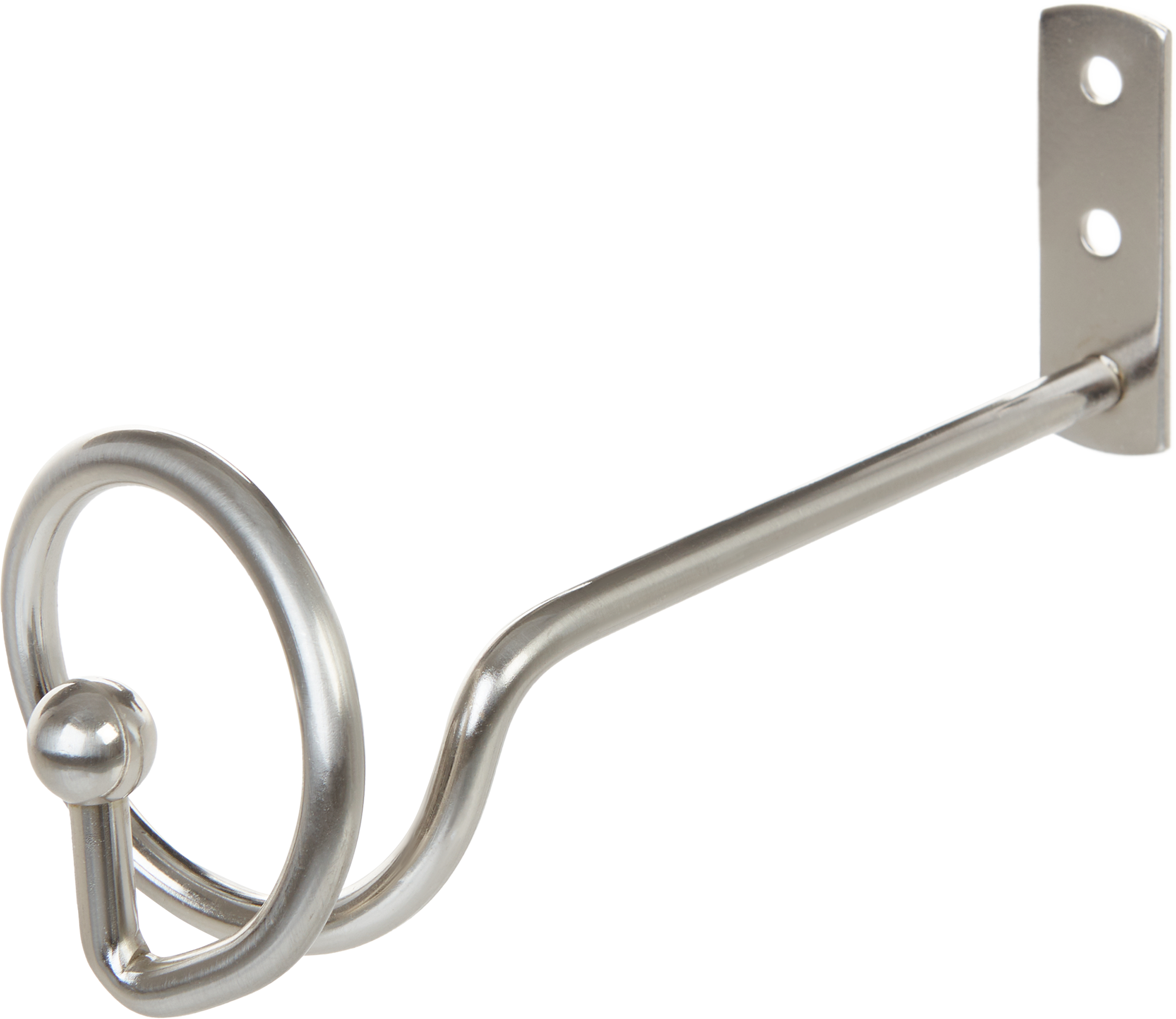 85186947 Подхват для штор 14.4 см металл цвет матовый хром Хром Матовый STLM-0059695 INSPIRE 