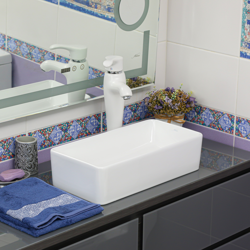 Накладная раковина melana mln-320320 320320-805 - Вид №7