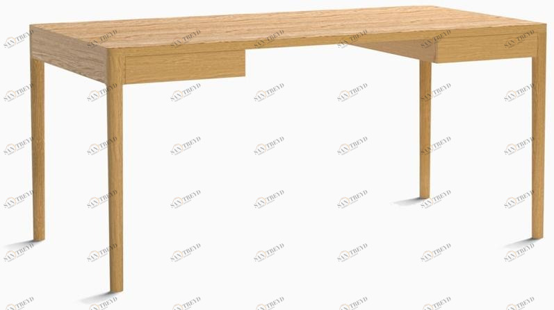 MOR DESIGN Прямоугольный стол из дуба с ящиками Front sun-id-1484214