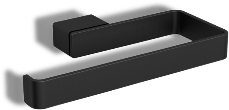 11338A-BP Полотенцедержатель VICO подвесной цвет черный матовый LANGBERGER VICO, BLACK EDITION