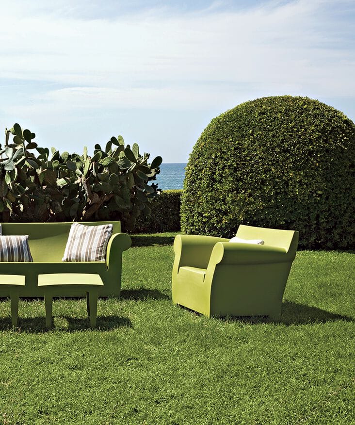 Полиэтиленовое садовое кресло с подлокотниками Kartell Bubble ARCH-00137531 - Вид №11