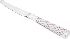 10667970 Русские самоцветы Нож столовый Русские самоцветы, серебро 925 Серебро 925