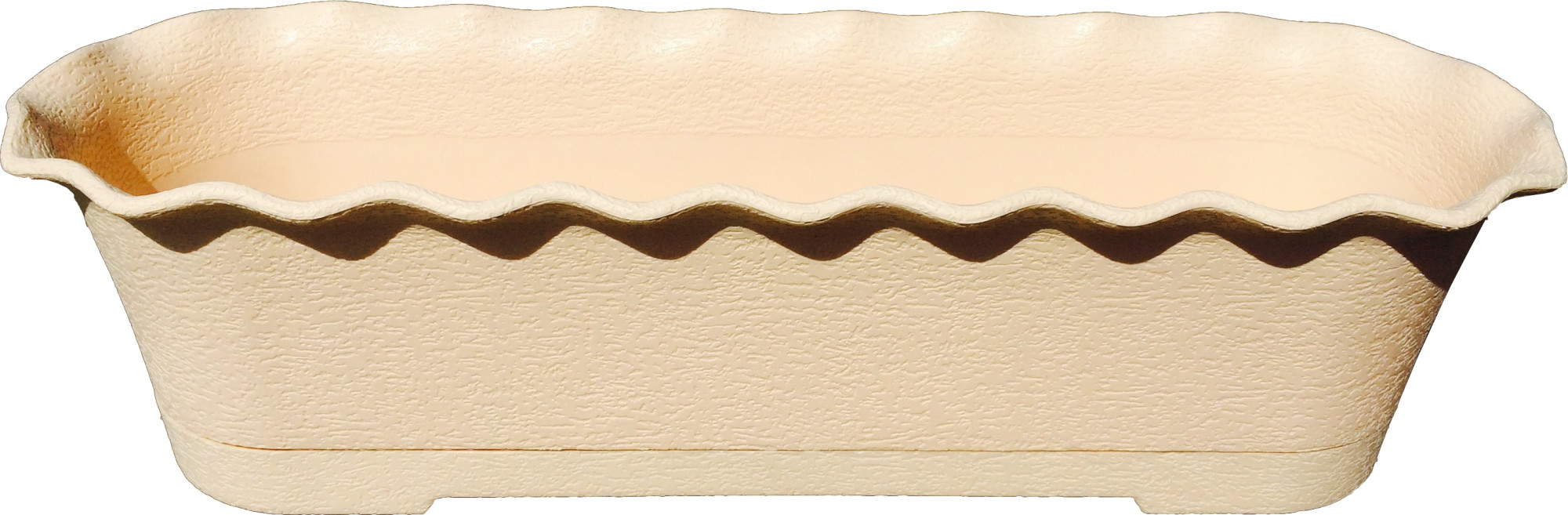 407-4 Горшок цветочный балконный Le Fleur 60см Бежевый Цветочная коллекция 