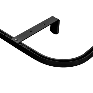 Элемент поворотный пристенный Арт-декор алюминий цвет черный