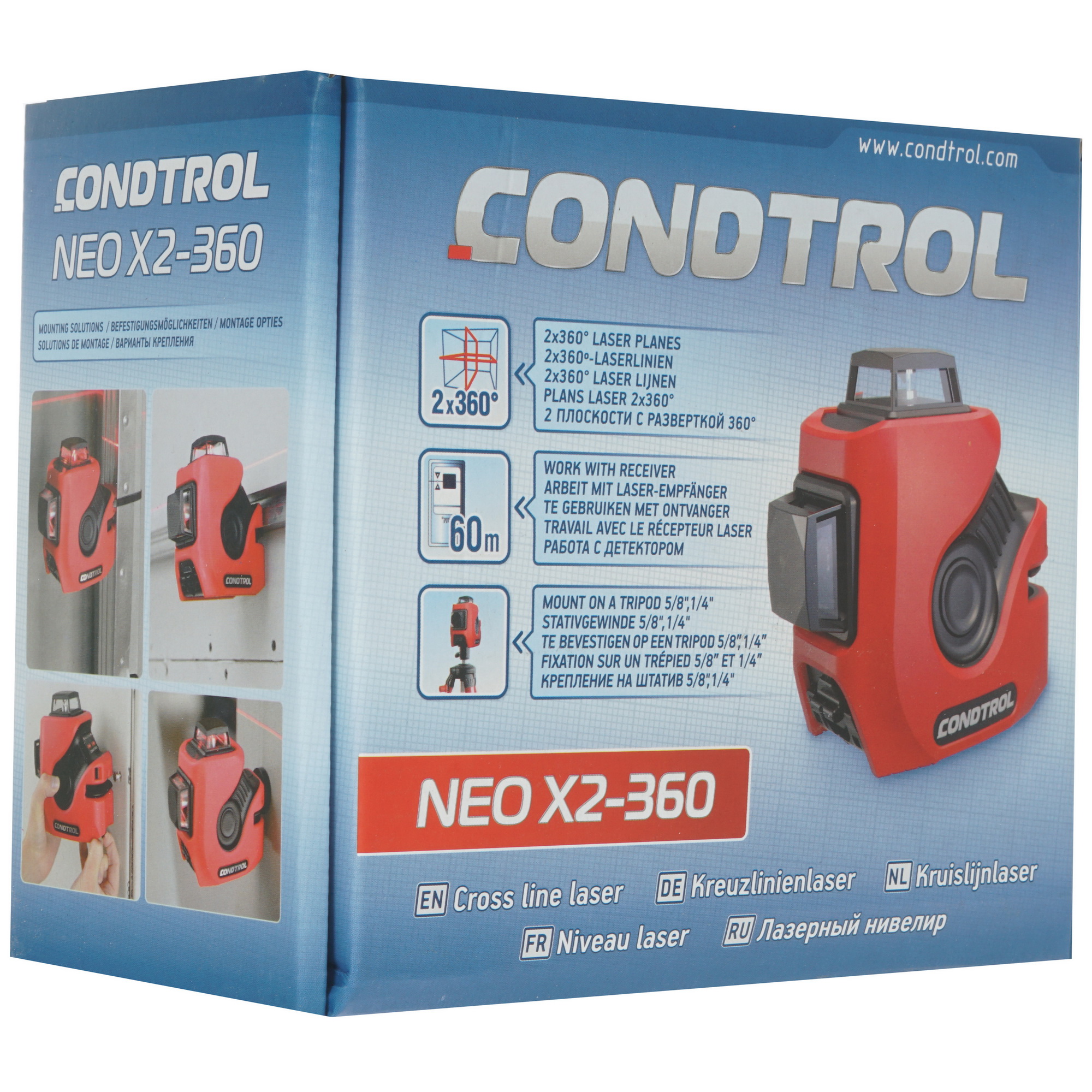 Лазерный нивелир Condtrol Neo X2-360 1308493 STDN-0094282 - Вид №7