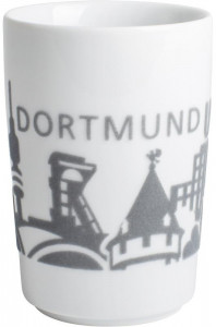 394605A26523C Пять чувств макси-чашки 0,35 л сенсорный! Дортмунд горизонт серый Kahla-porzellan