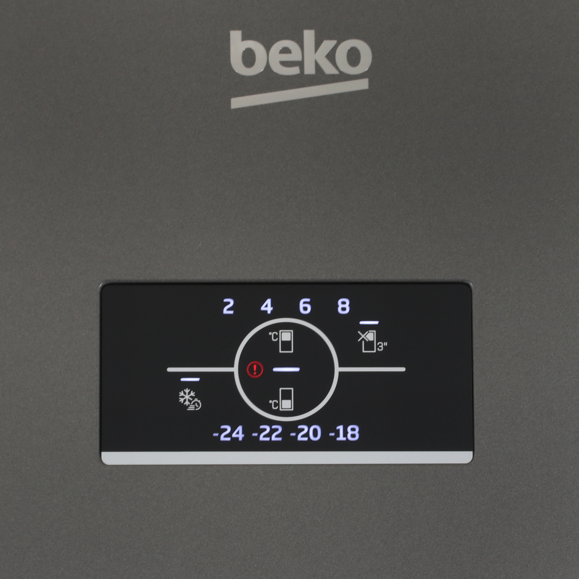 5449136 Холодильник с морозильником   Beko B3R0CNK312HG серый STDN-0028290 - Вид №9