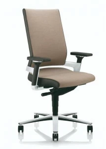 ZÜCO Поворотный офисный стул с тканевой обивкой и подлокотниками Lacinta comfort line El 102