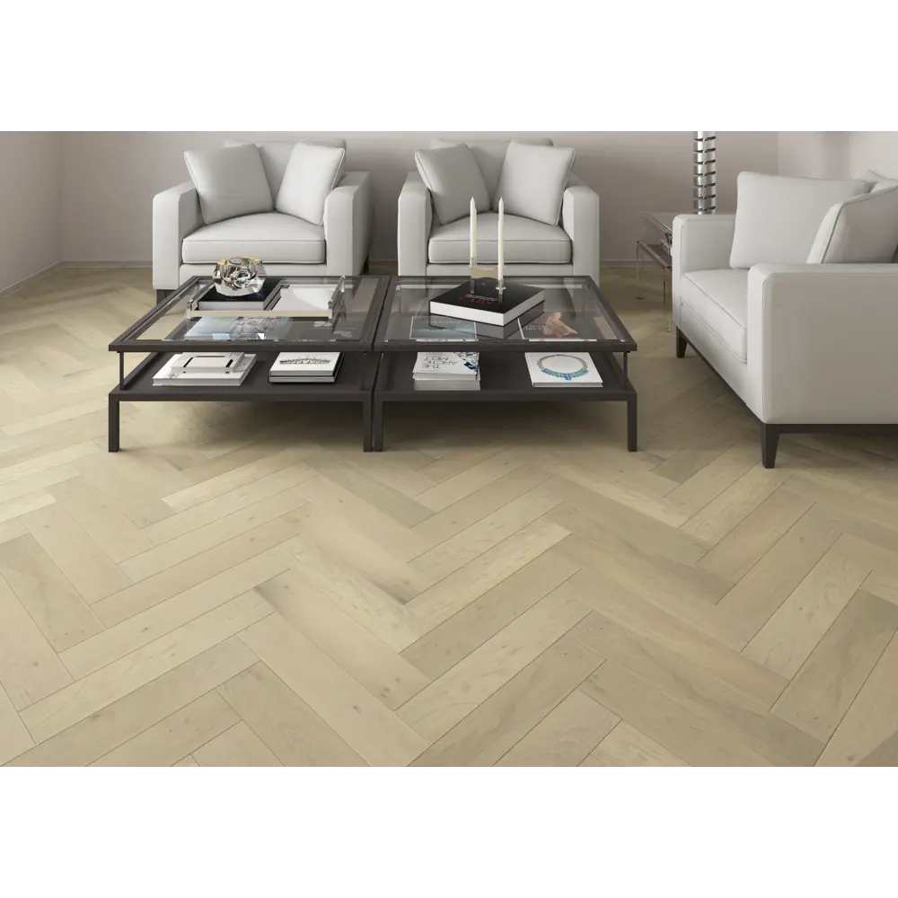 Инженерная доска однополосная «Английская ёлка Дуб уэмбли» лак 1.5 м2 Parquet Life STLM-2050148 - Вид №8