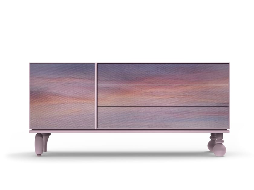 Секционный шкаф из МДФ с распашными дверцами с ящиками MOMENTI Home &amp ARCH-00053922