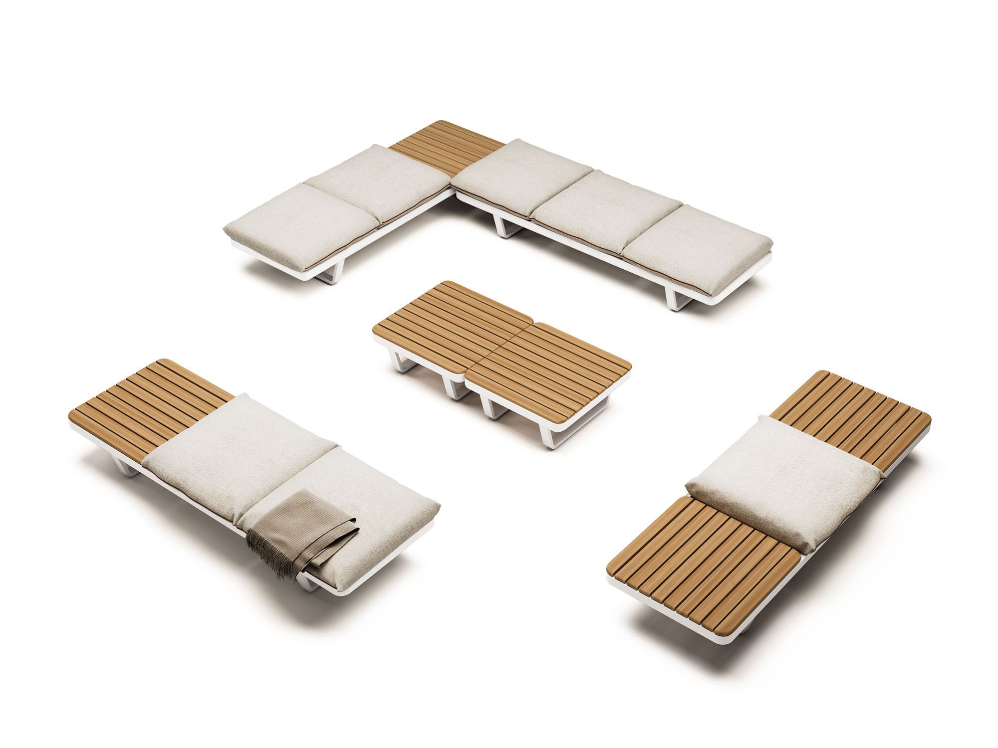 3-местный модульный садовый диван Atmosphera Венеция ARCH-00042465 - Вид №4