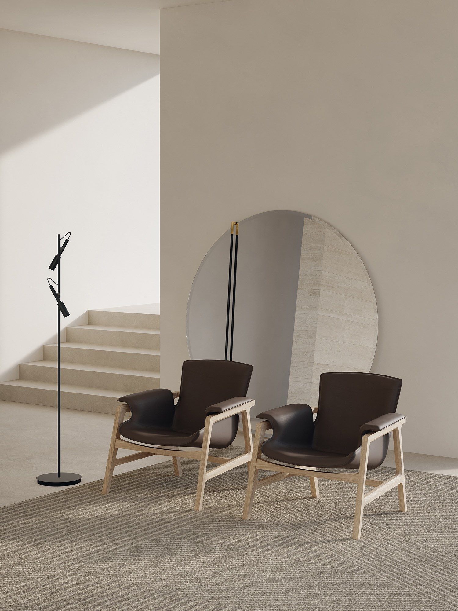 Настенное круглое зеркало Frigerio Кевин ARCH-00002708 - Вид №2