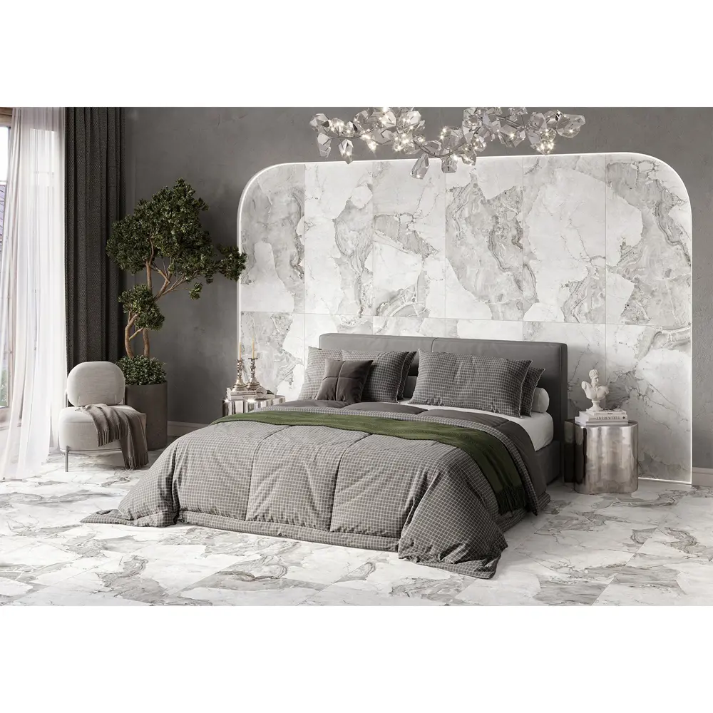 Глазурованный керамогранит Alma Ceramica Patagonia Ice 04 60x120 см 1.44 м² матовый цвет бежевый 89458824 STLM-2171624