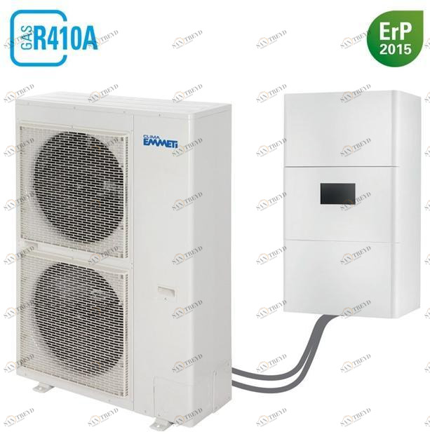 EMMETI Сплит-инверторный тепловой насос воздух-вода постоянного тока Pompe di calore residenziali mirai mono e split sun-id-1466732