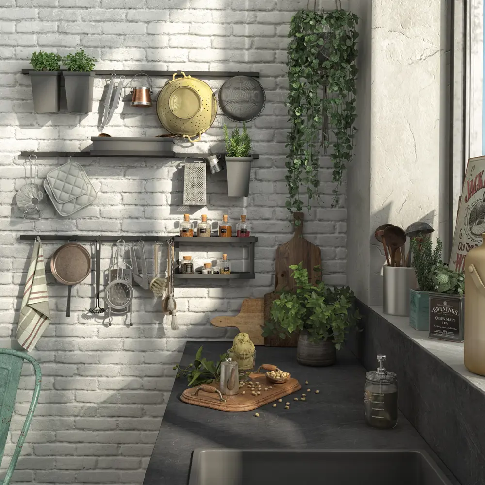 80135887 Рейлинг Delinia ID 60 см сталь цвет чёрный STLM-0013786  - Вид №5