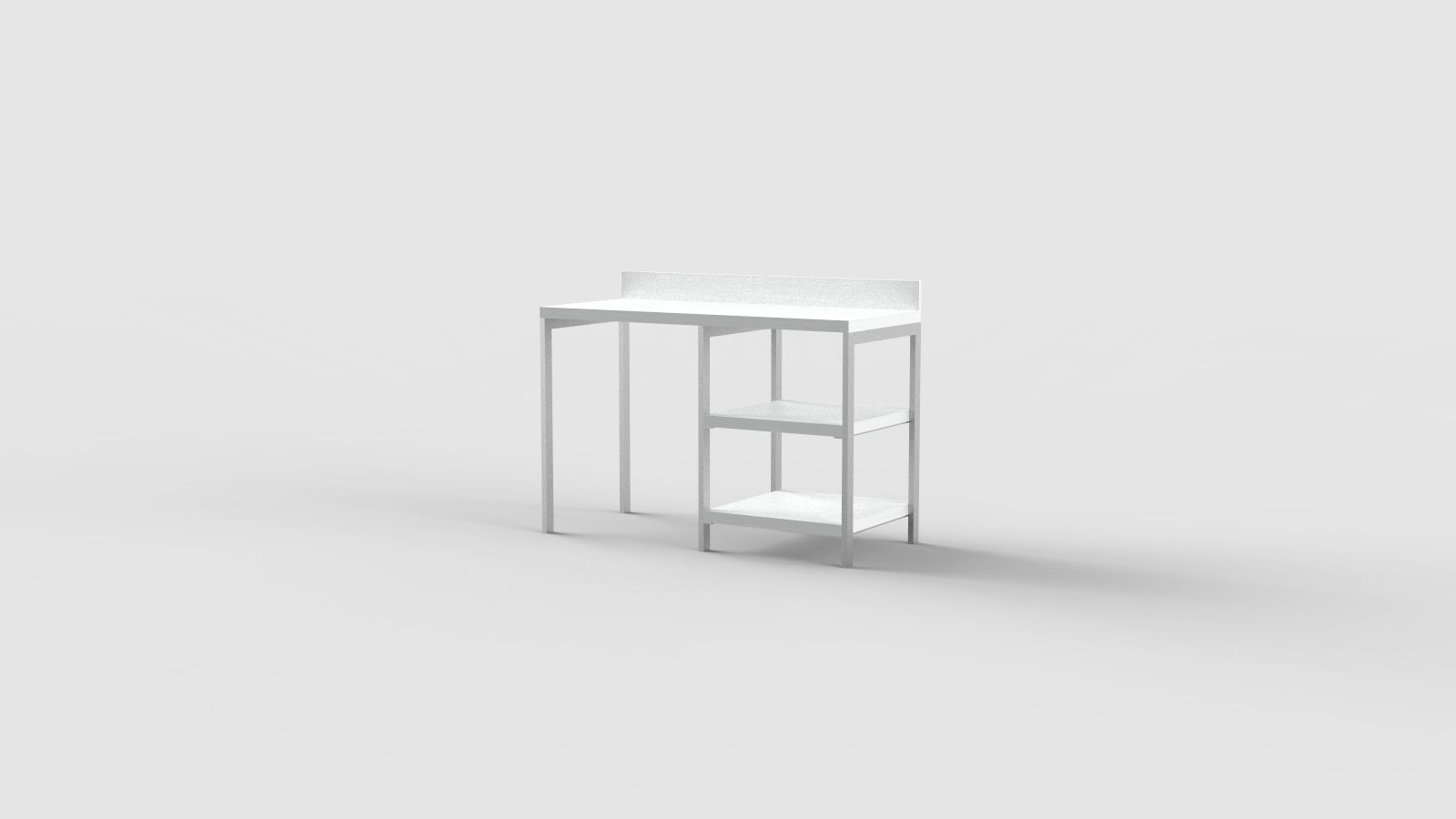 Прямоугольный стол с полками для контракта Mobilspazio ARCH-00076414 - Вид №5