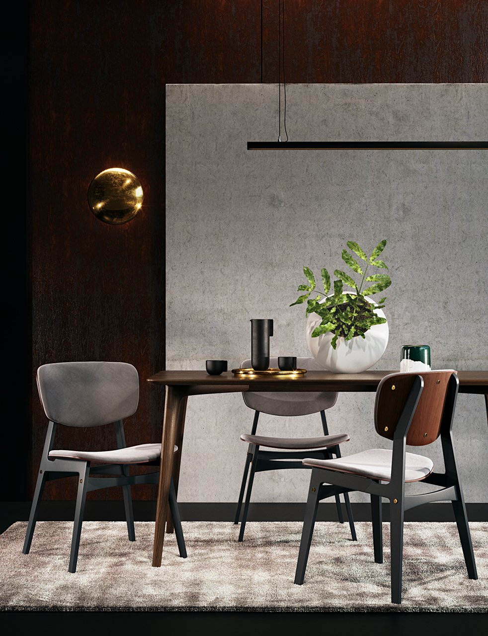 Мягкий стул SID Светлая берёза / тоскана / Ткань категория 2, арт. 002 THE IDEA  210640 Бежевый  - Вид №4