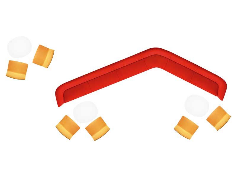 Модульный диван Arper ARCH-00056275 - Вид №3