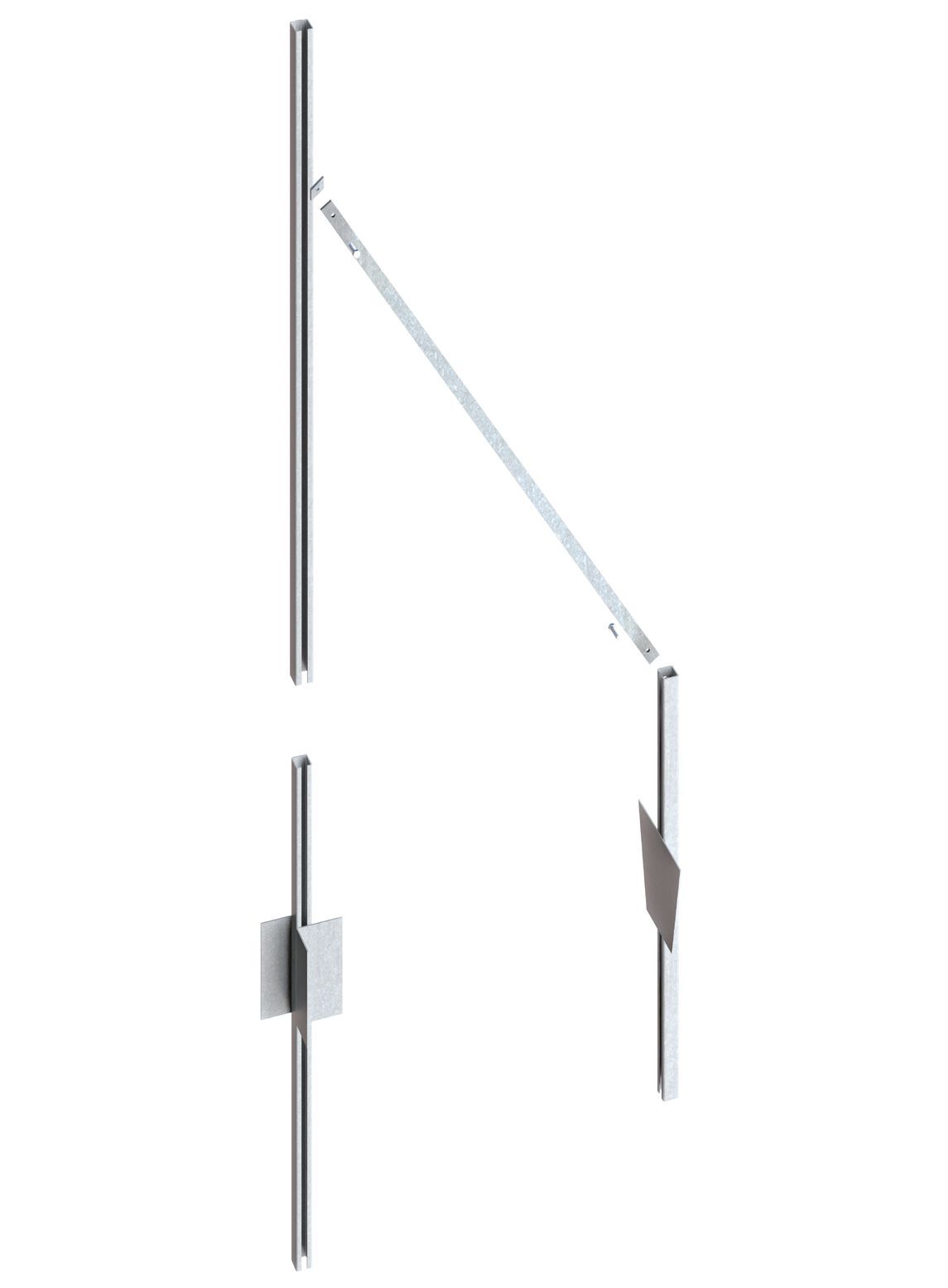 Оцинкованный стальной забор Gruppo CAVATORTA Replax ARCH-00134843 - Вид №3