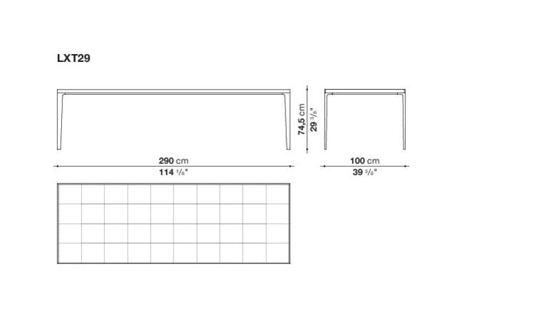 Деревянный прямоугольный обеденный стол Maxalto ARCH-00069360 - Вид №5